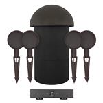 Sistema audio exterior Sonance Series 4.1 con subwoofer y amplificador 