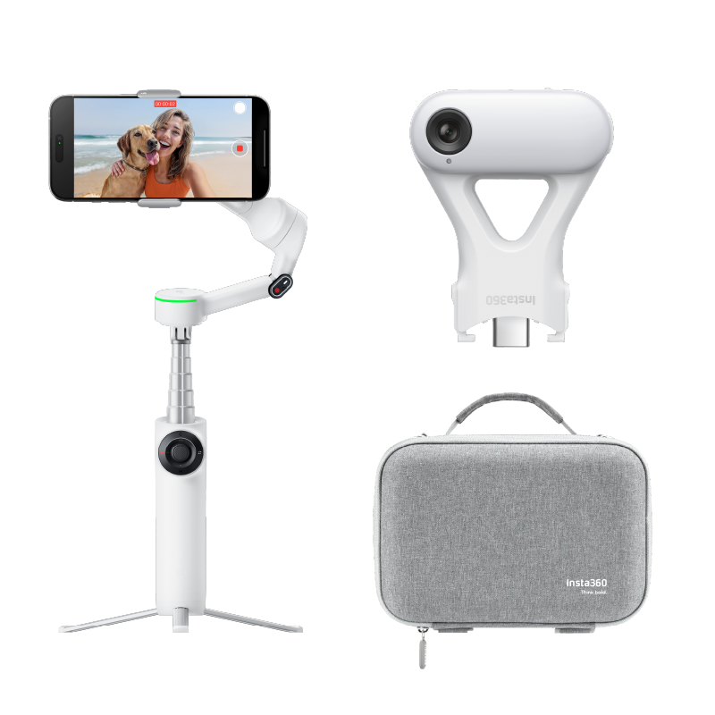 Insta 360 Combo Vlogger de Viaje — Flow 2 Pro